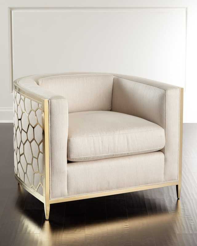 Golden Curved Chair