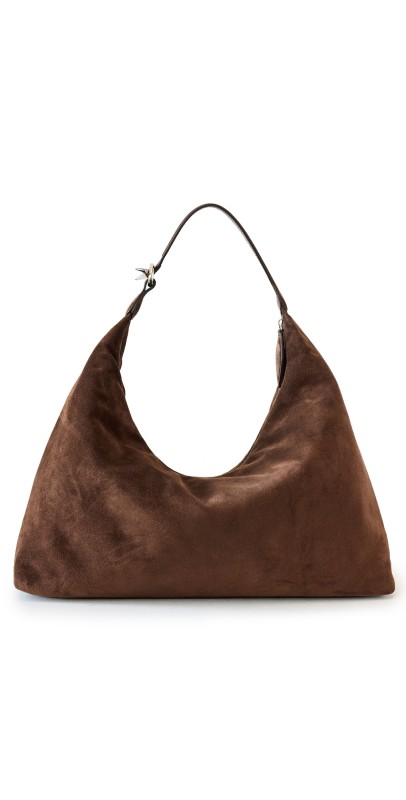 Liffner Pillow Hobo Bag Dark Brow
