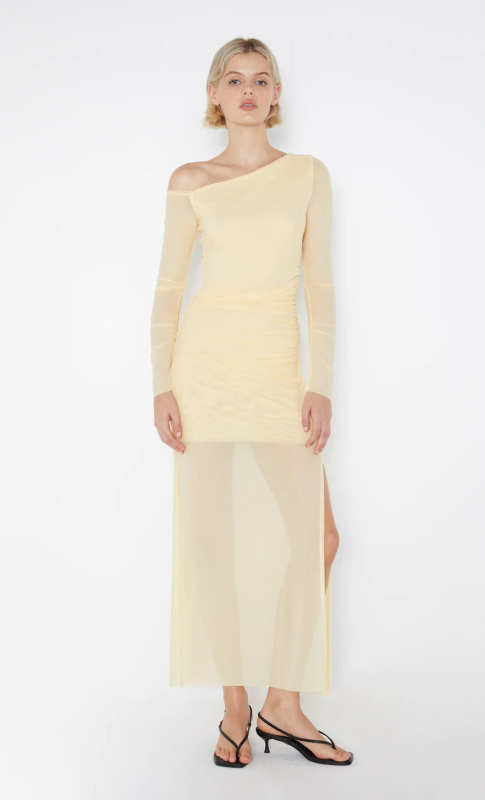 BEC + BRIDGE FAE ASYM LONG SLEEVE DRESS