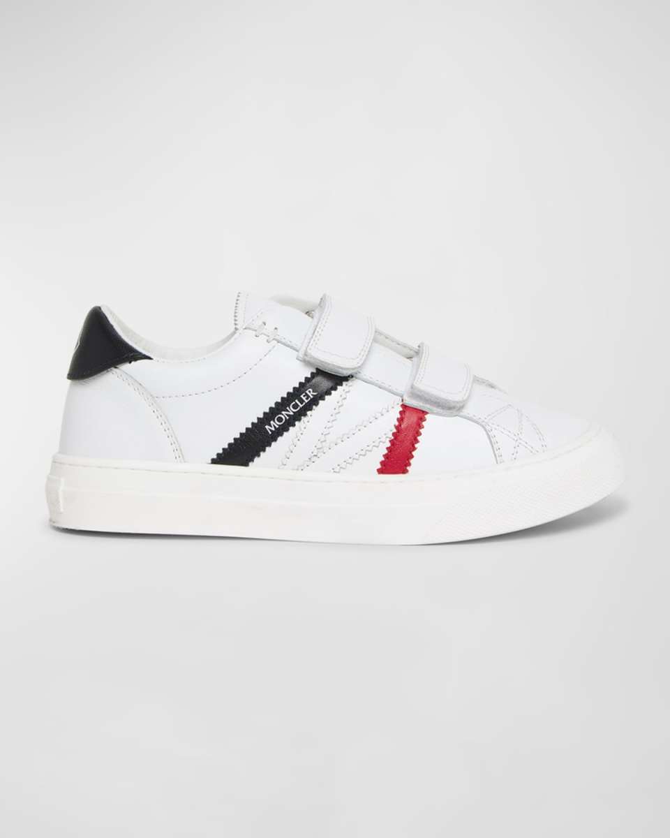 Kid's Monaco Low Top Leather Sneakers, Size Toddlers/Kids