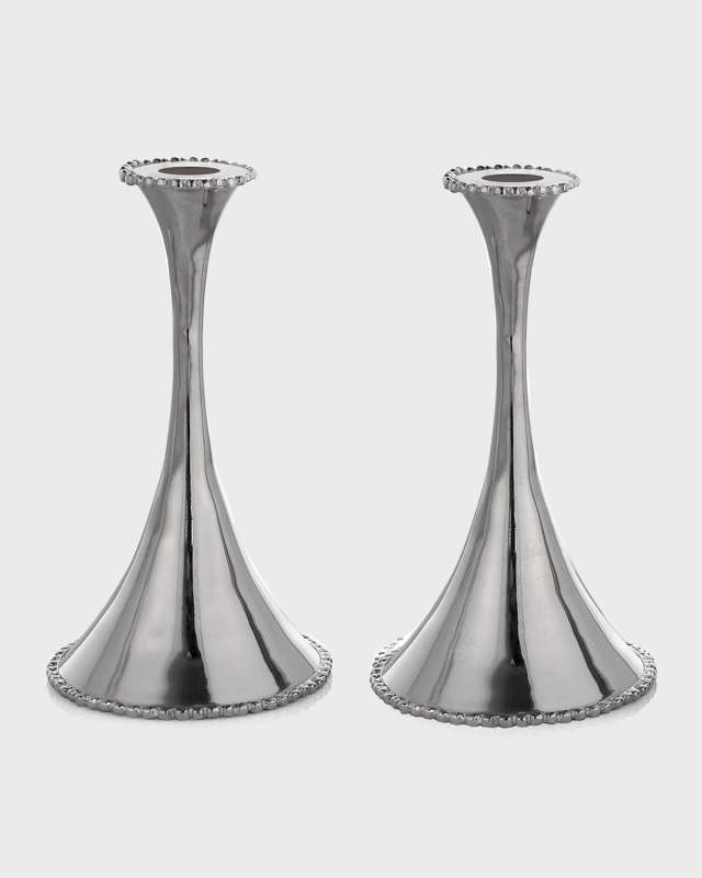 Molten Candleholders, Set of 2