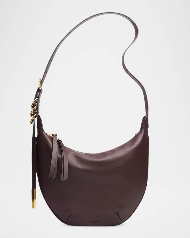 Spire Mini Leather Hobo Bag