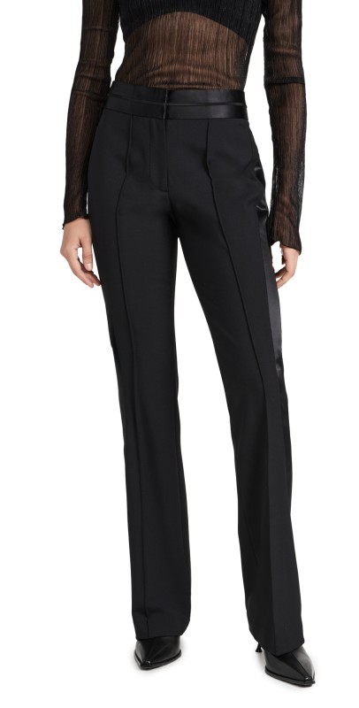 Helmut Lang Wool Bootcut Pants Black