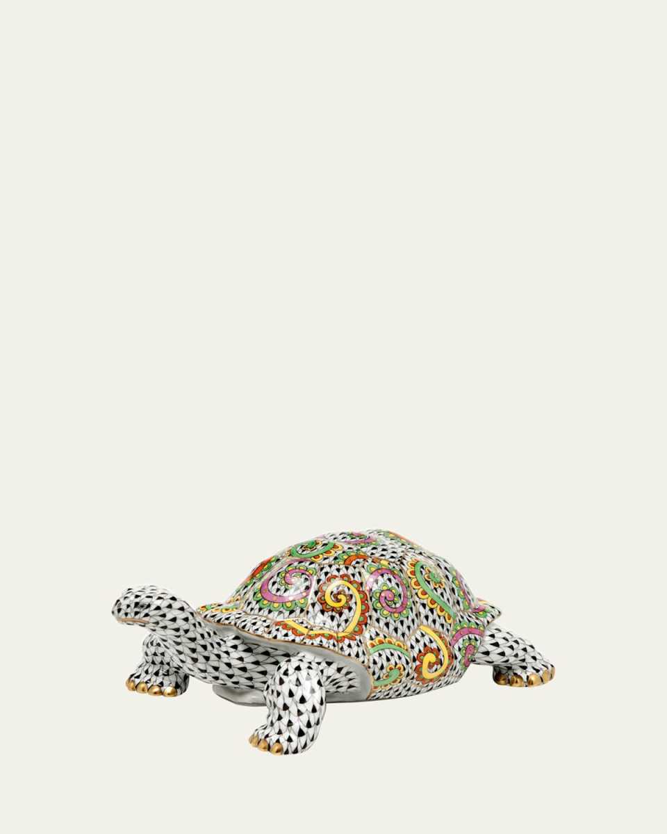 Kaleidoscope Turtle Figurine