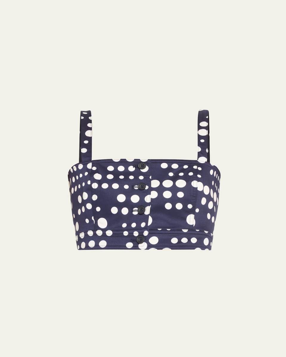 Dot Dotism Saint Tropez Printed Crop Top
