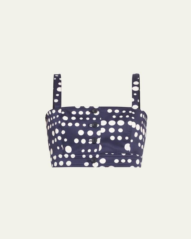 Dot Dotism Saint Tropez Printed Crop Top