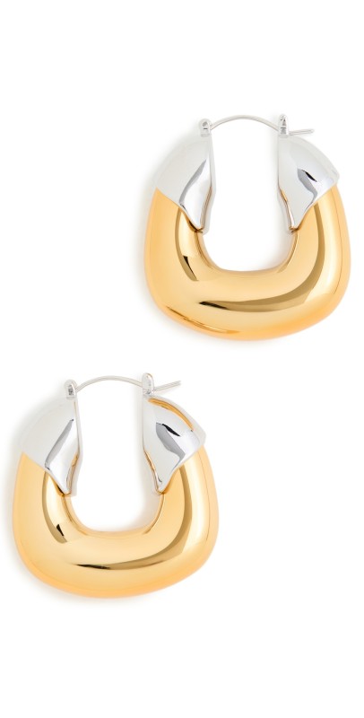 Lizzie Fortunato Hoops In Mixed Metal Mult