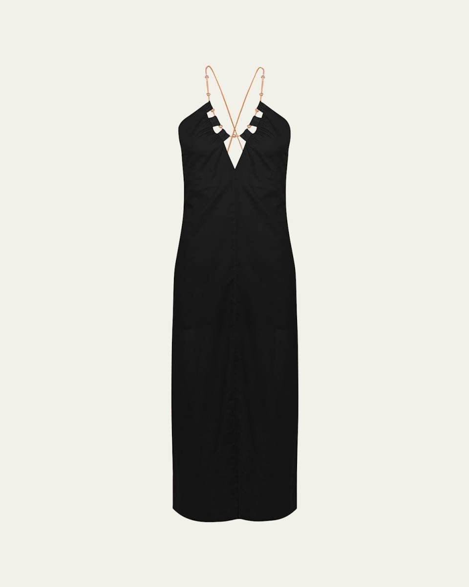 Solid Zima Maxi Dress Coverup
