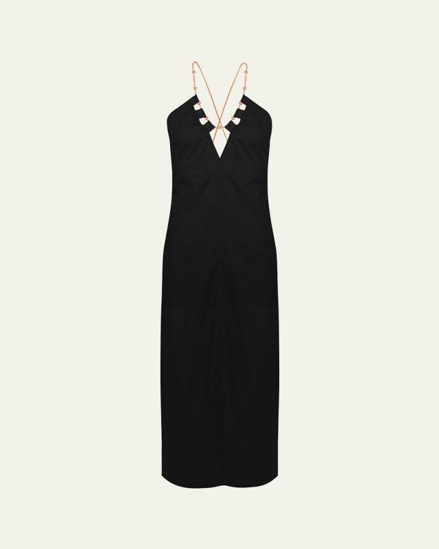 Solid Zima Maxi Dress Coverup