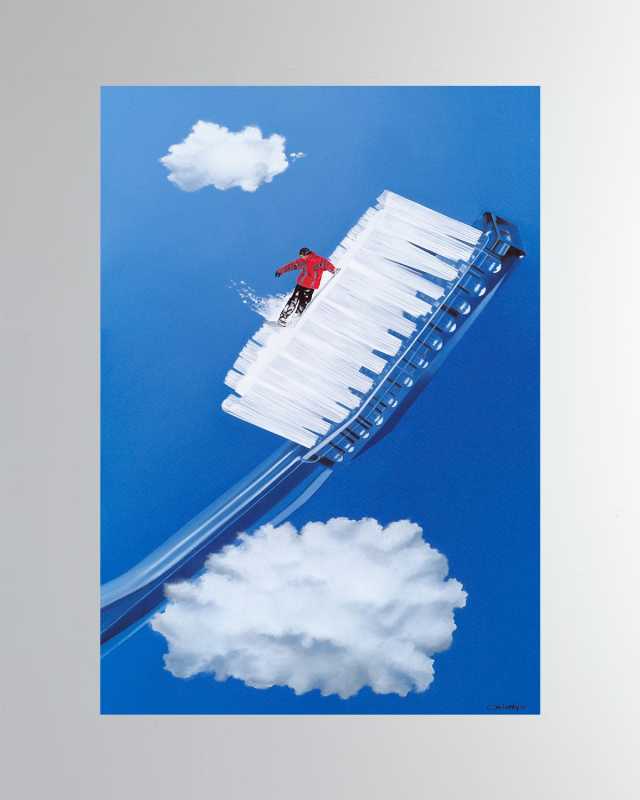 "Brosse Surfeur" Fine Art Print