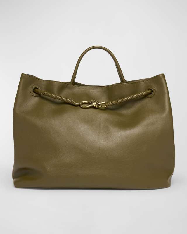 Andiamo Large Leather Tote Bag
