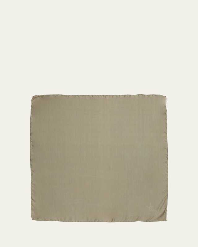 YSL Charmeuse Silk Scarf