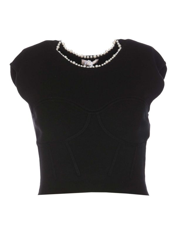 Liu Jo Pull Col Rond - Noir