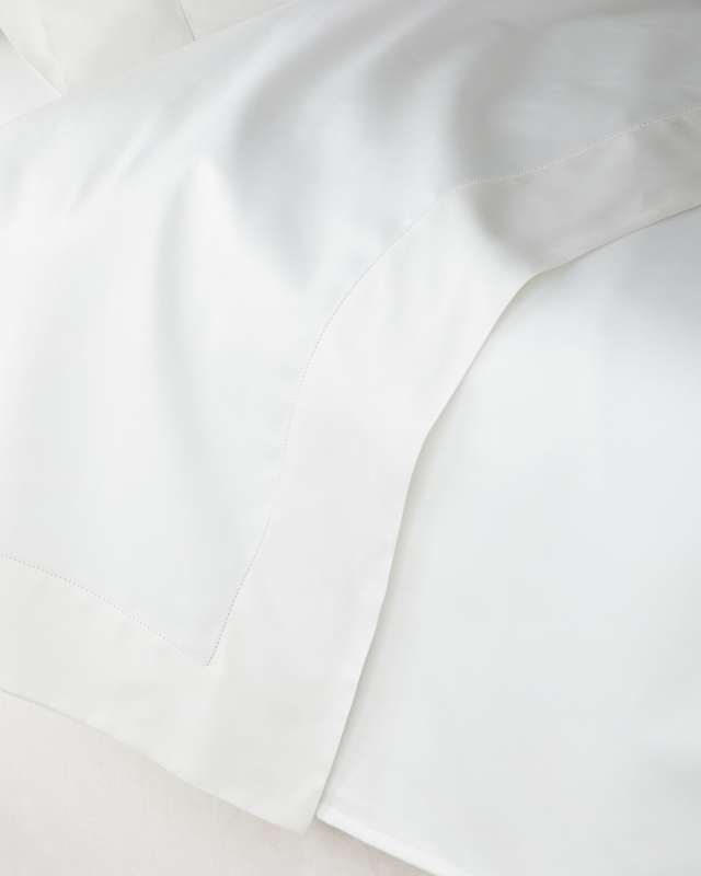 Organic Sateen Flat Sheet, QUEEN