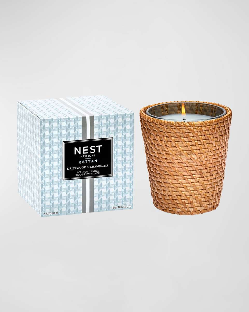 Rattan Driftwood and Chamomile Classic Candle, 8.1 oz.