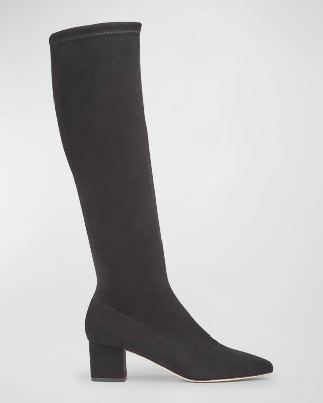 Eldon Stretch Suede Knee Boots