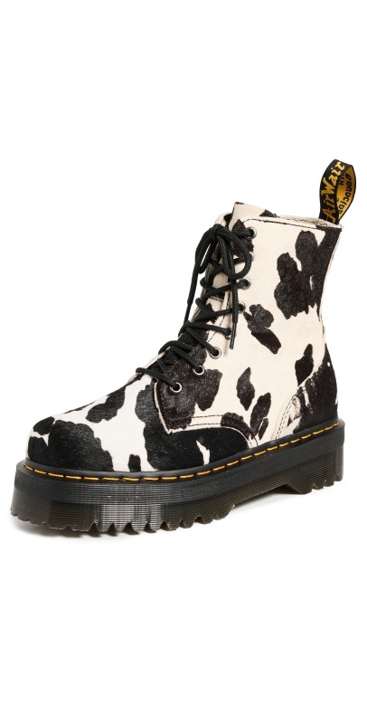 Dr. Martens Jadon Boots Cow Print Hair On