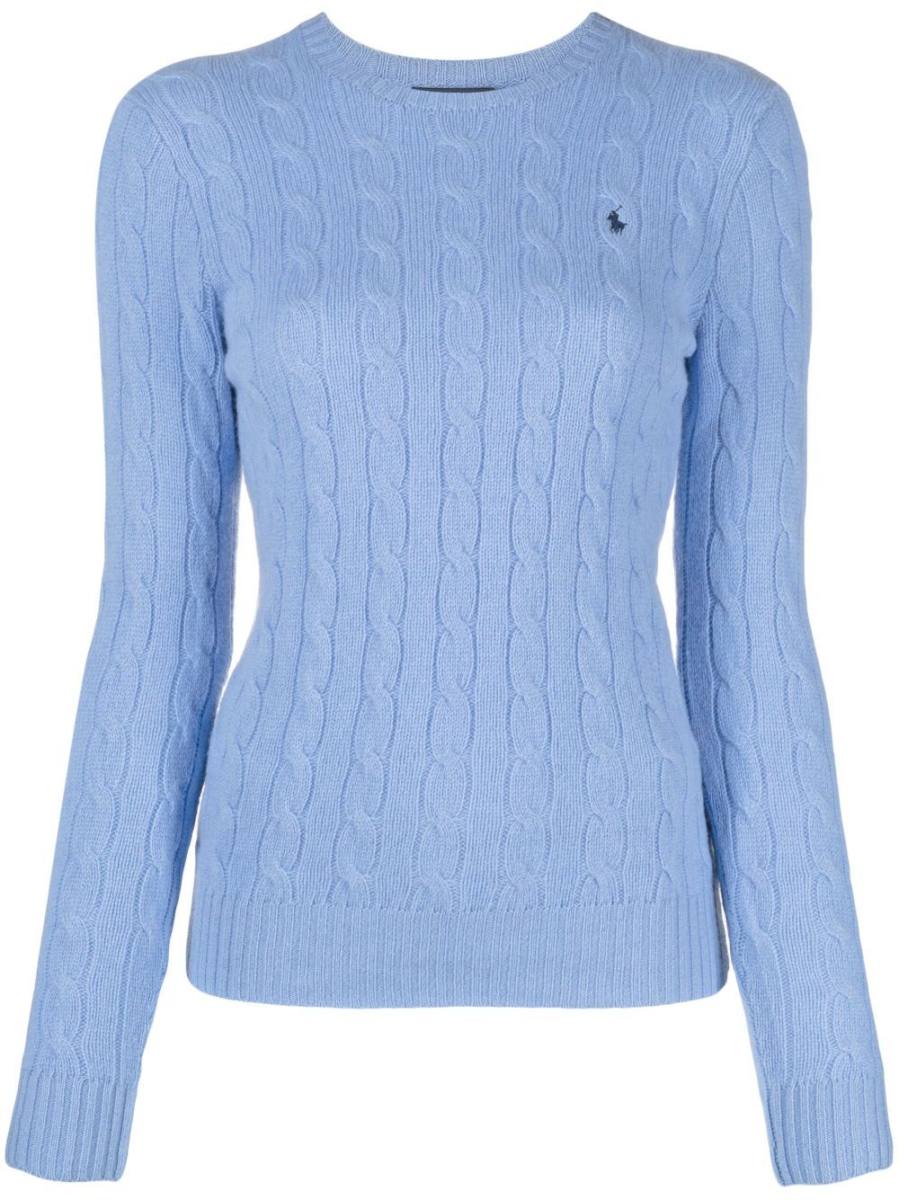 Polo Pony cable-knit jumper