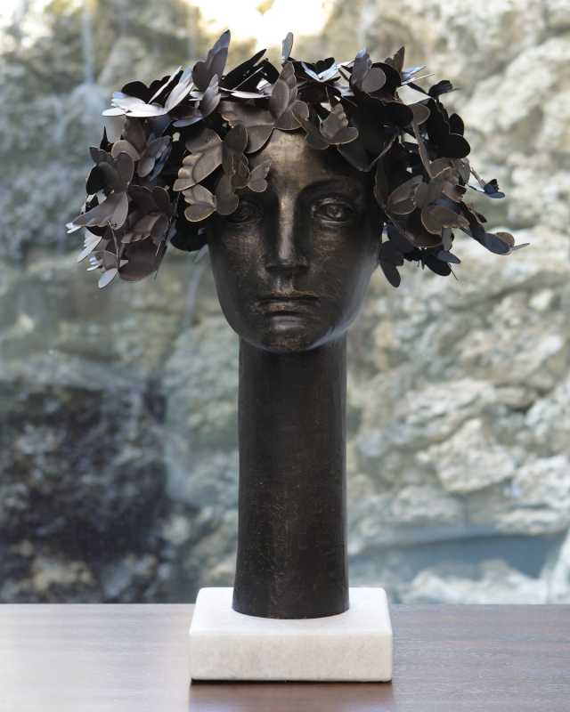 Butterflies for Brains Sculpture, 23.5"T