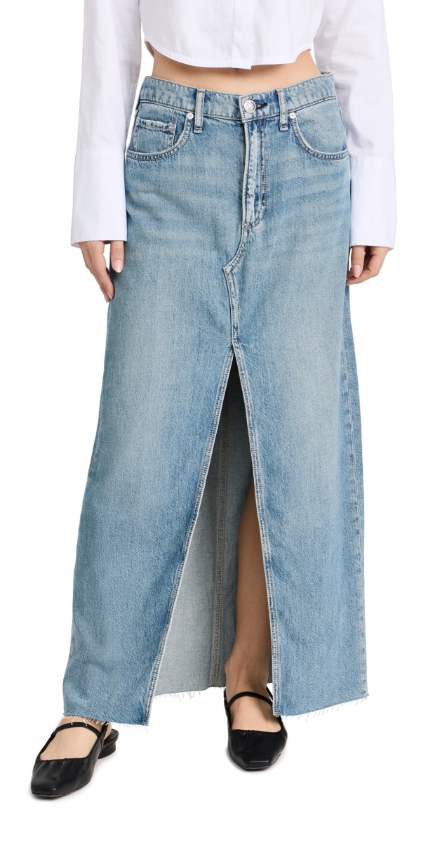 rag & bone Featherweight Avery Maxi Skirt Beverly