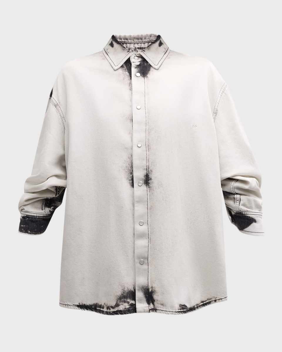 Keanu Snap-Front Denim Shirt