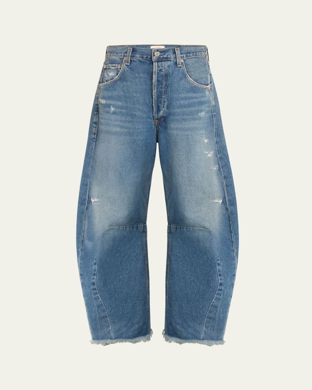 Horseshoe Frayed Jeans