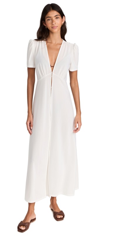 STAUD Sonya Coverup White