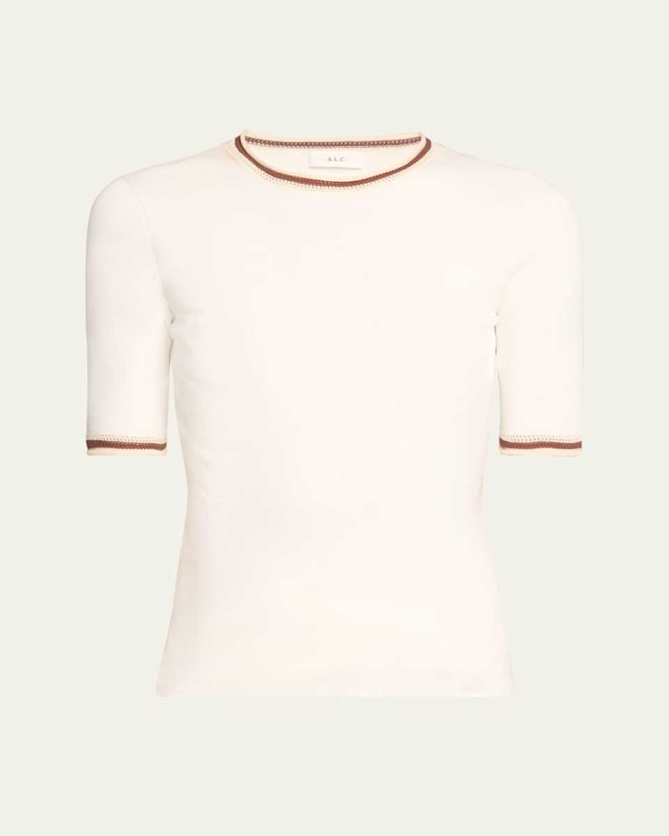 Janie Knit Short-Sleeve Top