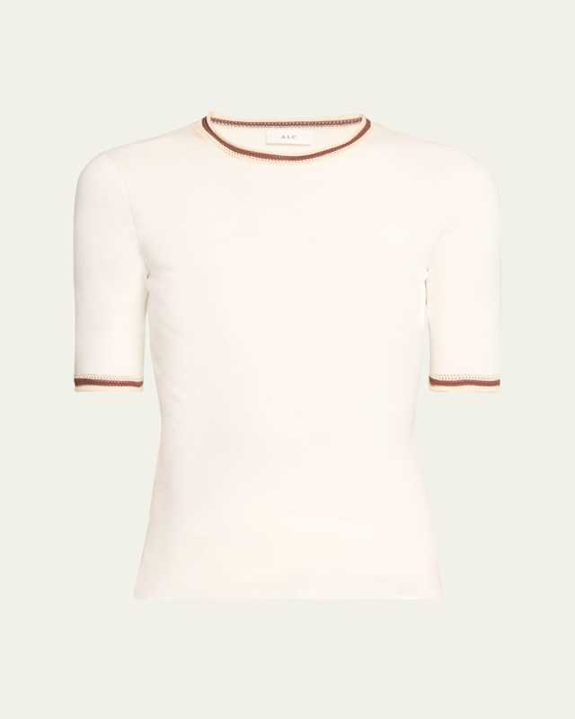 Janie Knit Short-Sleeve Top