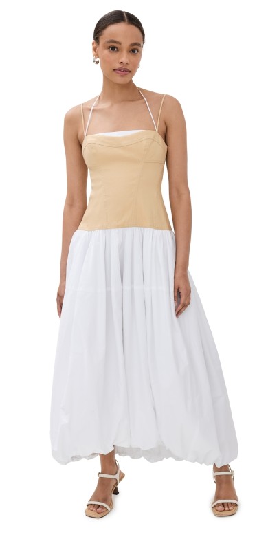 SIMKHAI Pfeiffer Dress Natural Multi