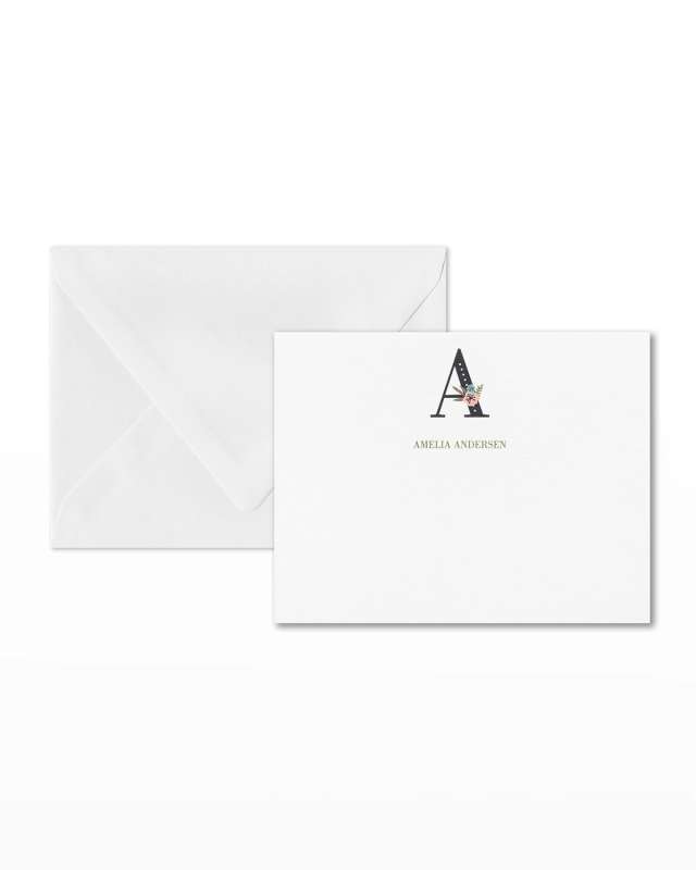 Floral Character Note Card