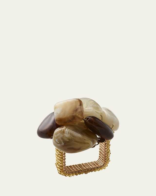 Sea Stone Napkin Ring