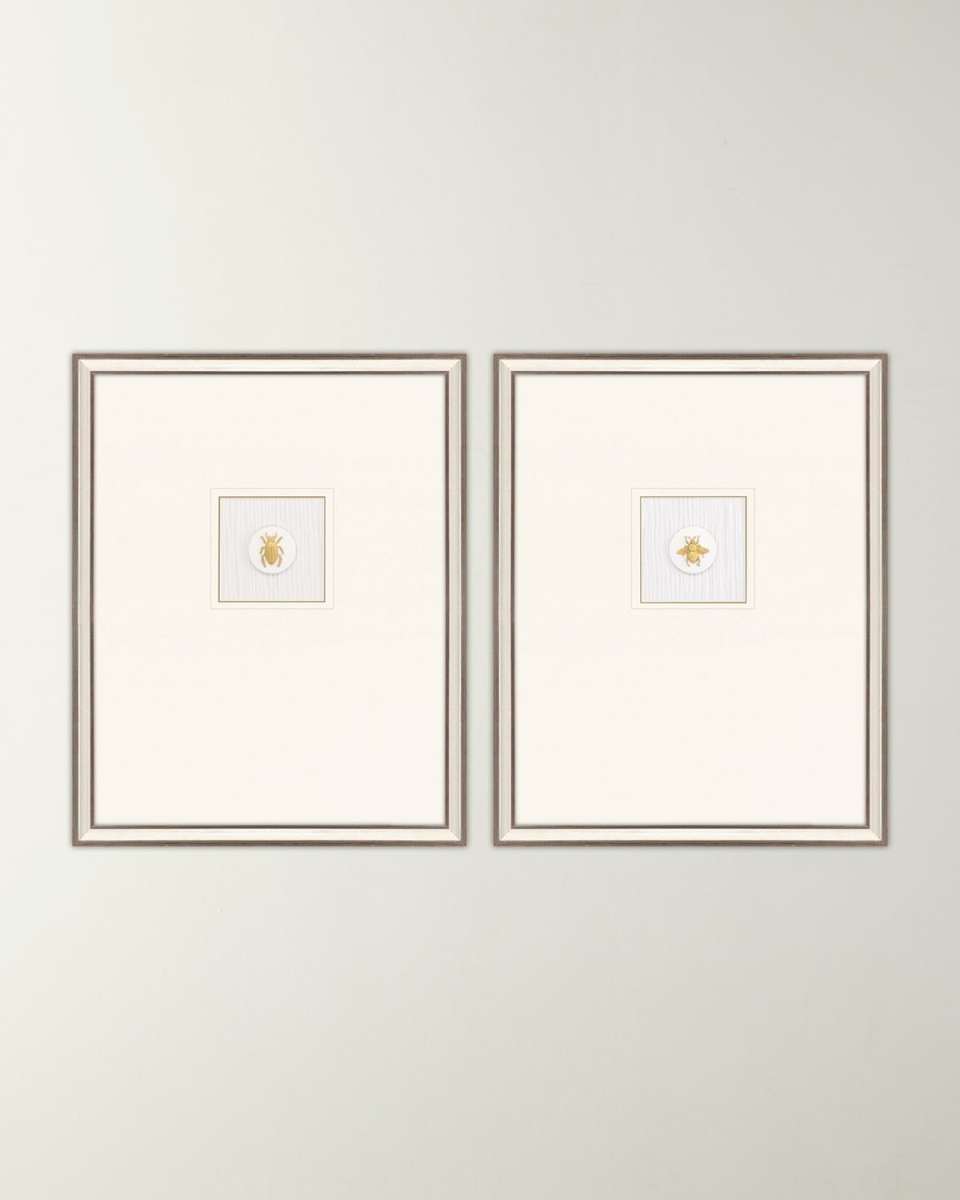 "Insect Intaglio I", Set of 2