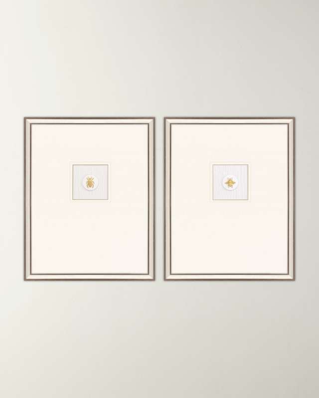 "Insect Intaglio I", Set of 2