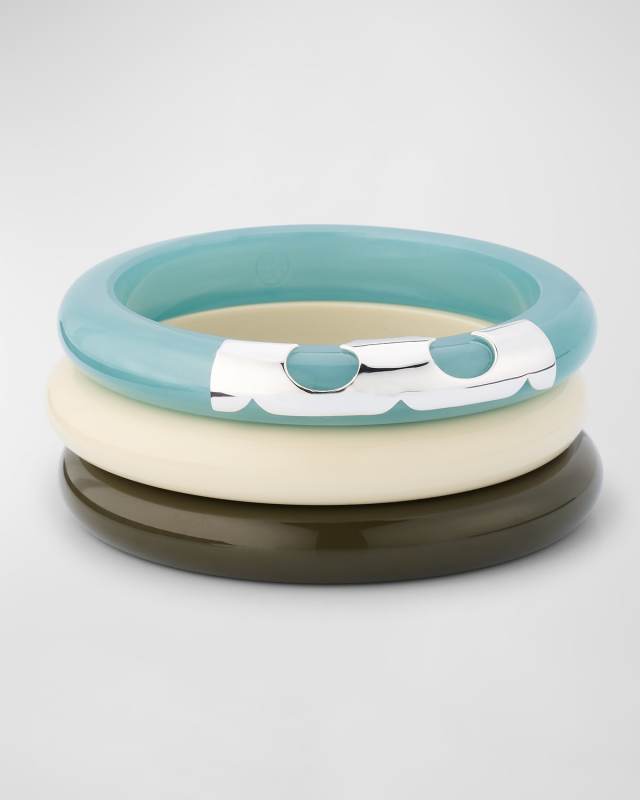 Resin Bangles, Set of 3