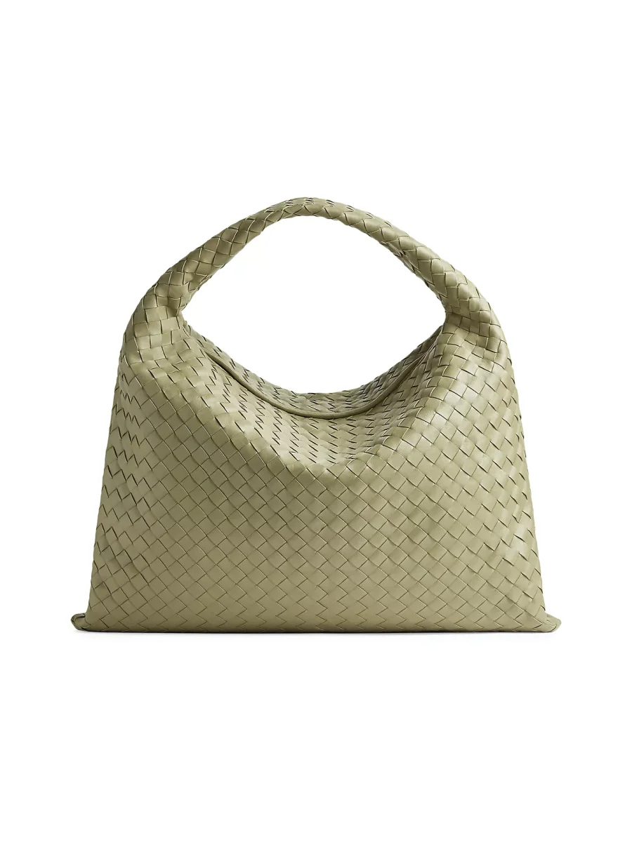 Bottega Veneta Hop Large Leather Shoulder Bag