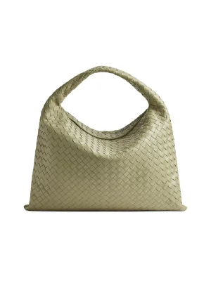 Bottega Veneta Hop Large Leather Shoulder Bag