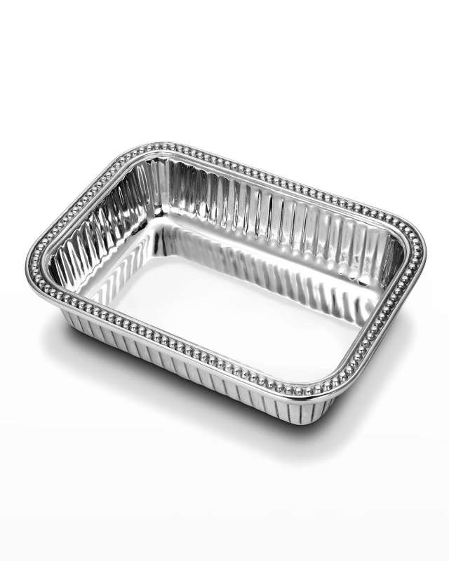 Flutes & Pearls Rectangular Baker