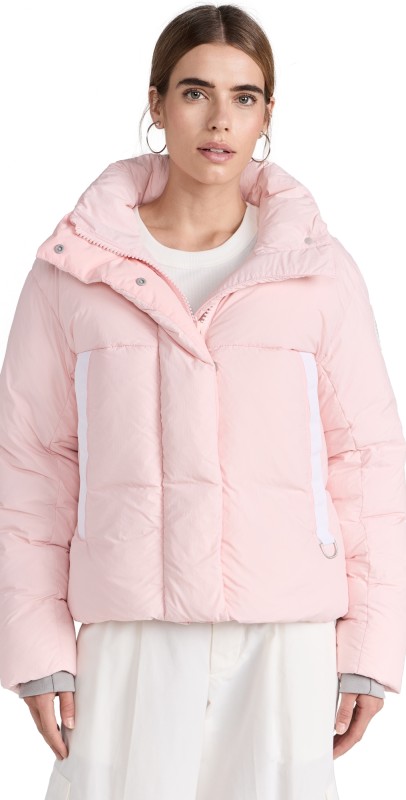Canada Goose Junction Cropped Puffer Pink Lemonade-Limonade rose