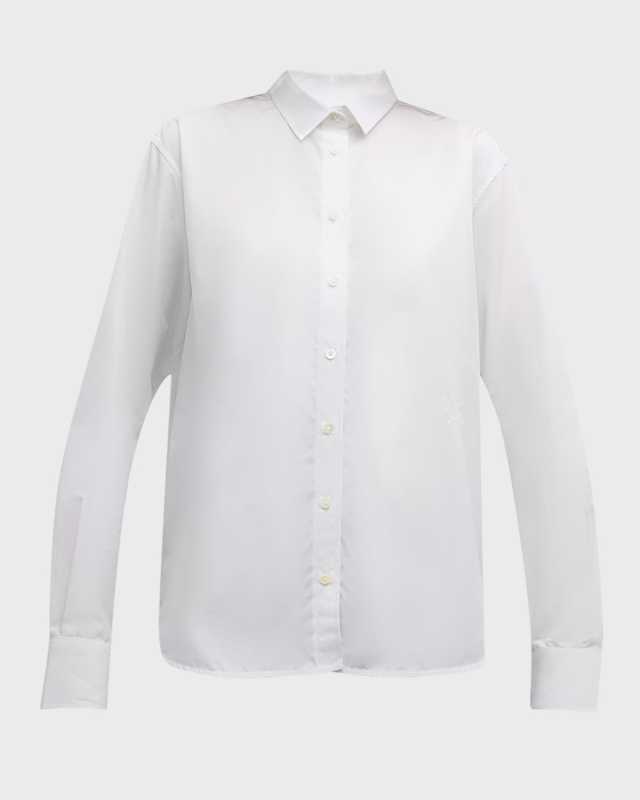 Organic Cotton Button-Front Shirt