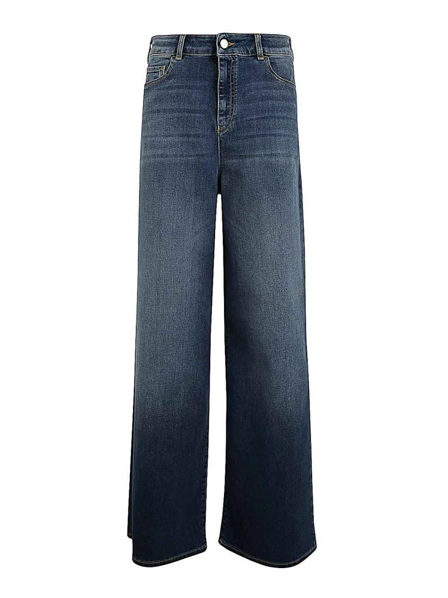 Emporio Armani Jean Bootcut - Bleu