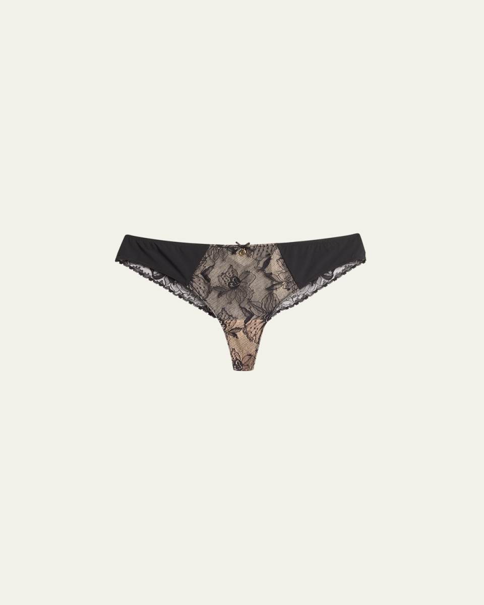 Orchids Low-Rise Lace Tan