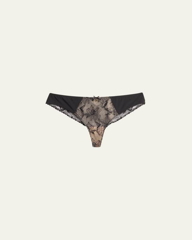 Orchids Low-Rise Lace Tan