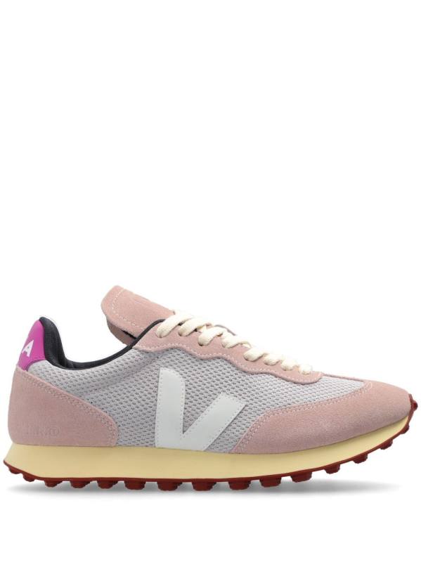 logo-patch lace-up sneakers