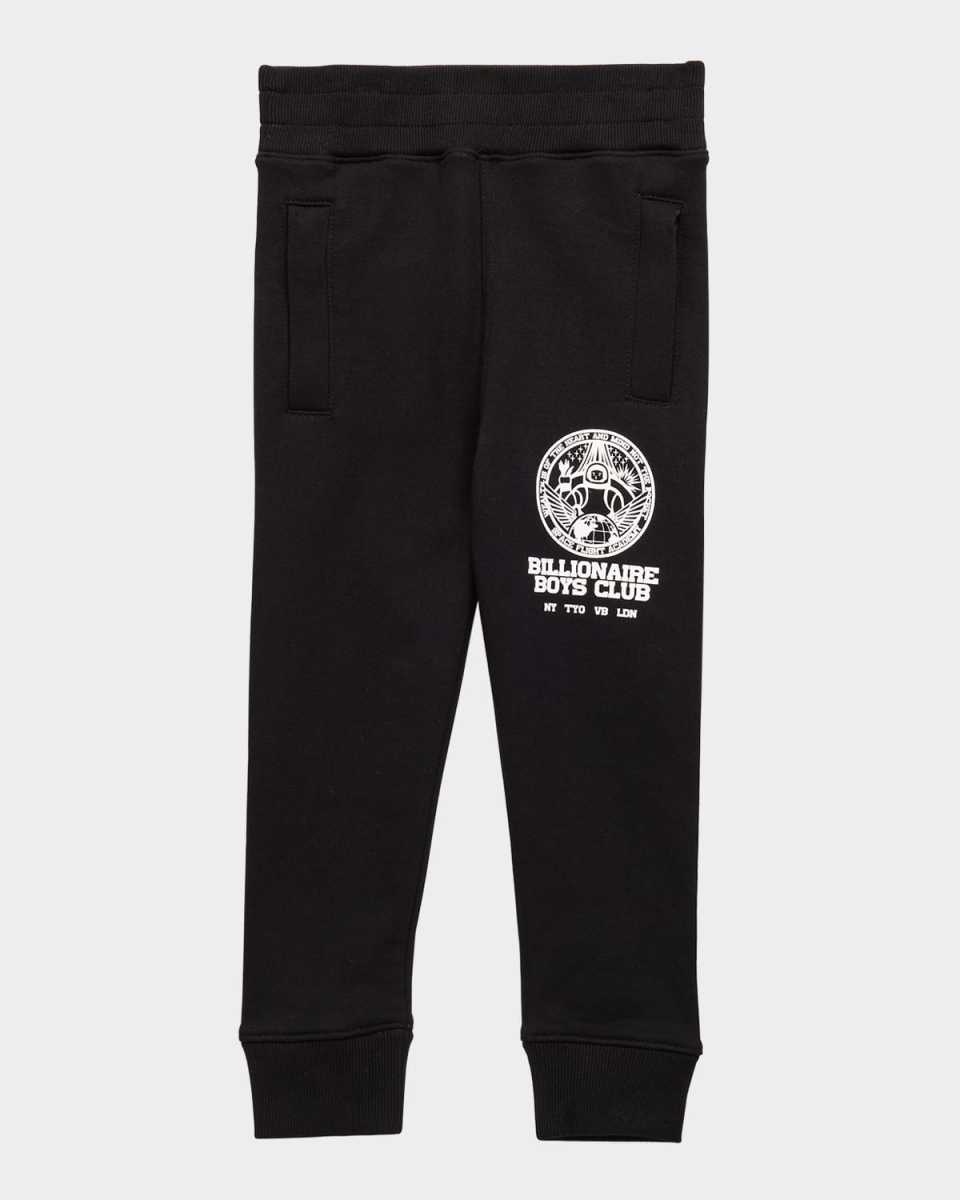 Boy's Collegiate-Inspired Sweatpants, Size 2-10