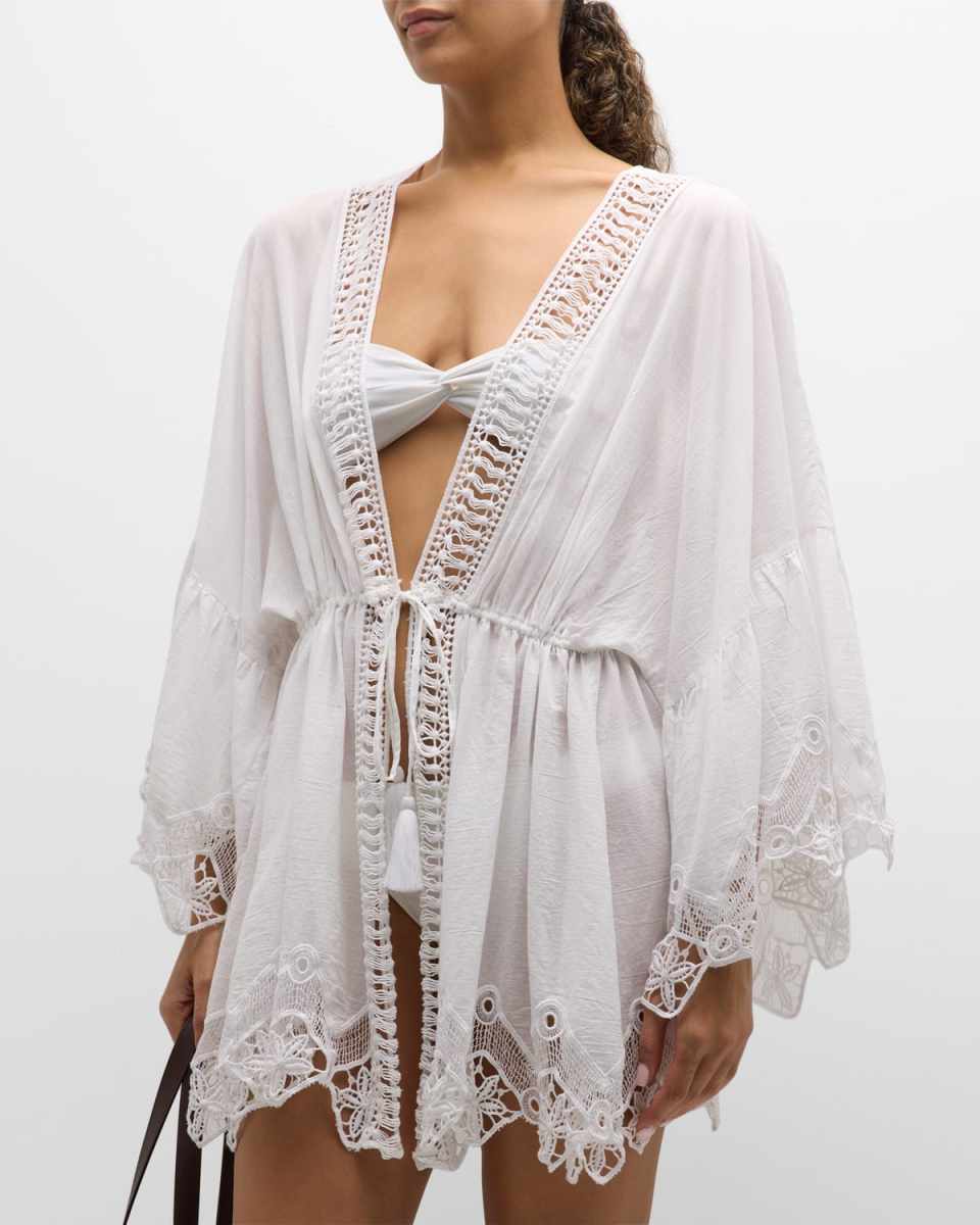 April Lace Caftan Coverup