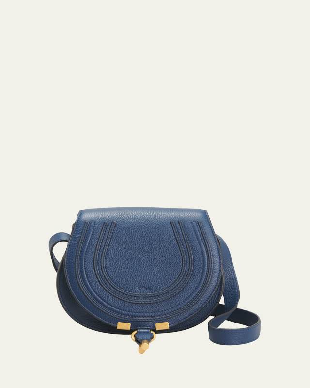 Marcie Small Crossbody Bag in Grained Leather