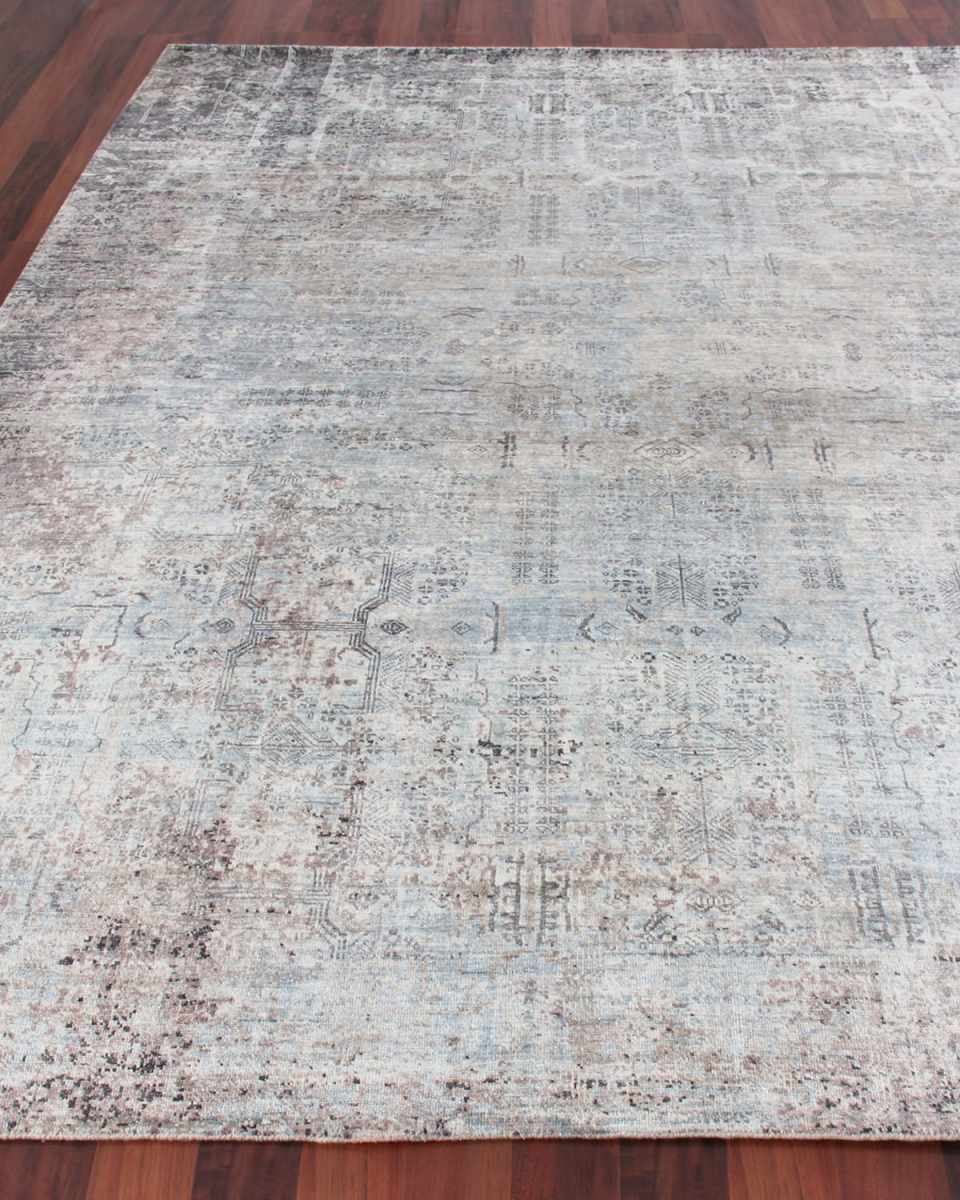 Sanctuary Hand-Knotted Silk Rug, 8' x 10'