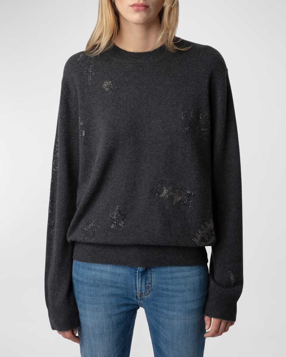 Pravis Embellished Cashmere Sweater