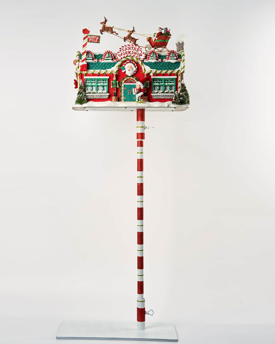 52" Santa's Mailbox Stand